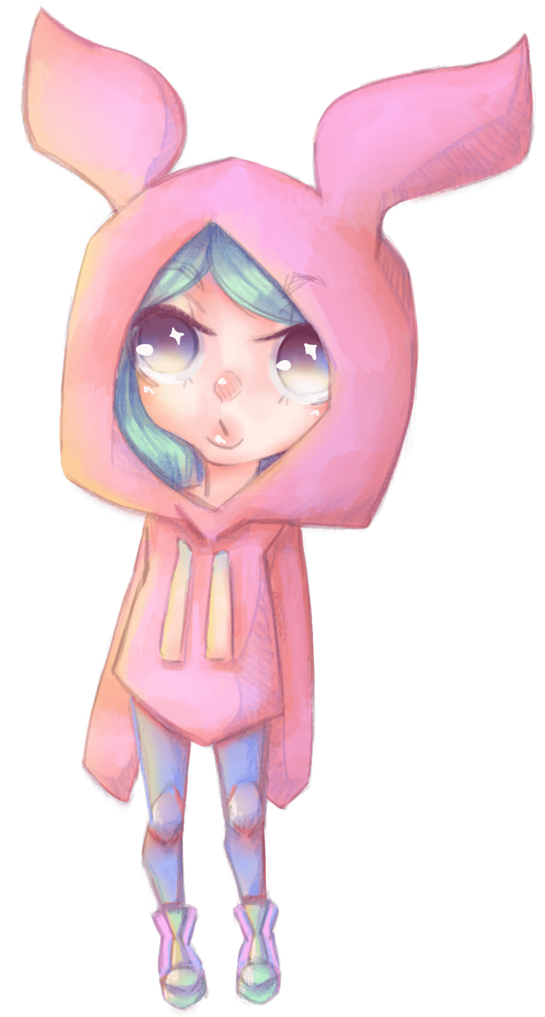 chibi, drawing, ilustration, cute, jess andz, krita, portfolio, 2d art.